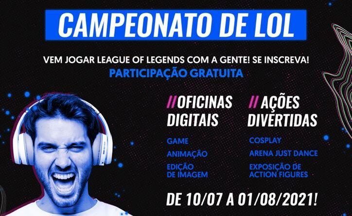 Cerrado LOL: Shopping Cerrado prepara programação de férias com torneio de jogo online e oficinas gratuitas