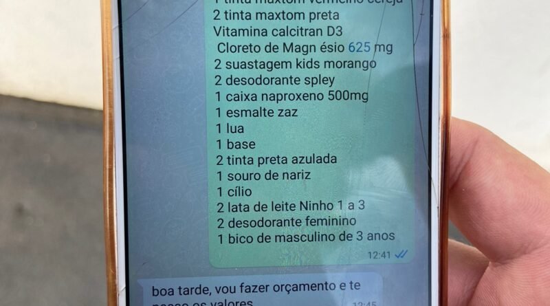 Mulher tenta dar golpe de 341 reais em farmácia e é presa